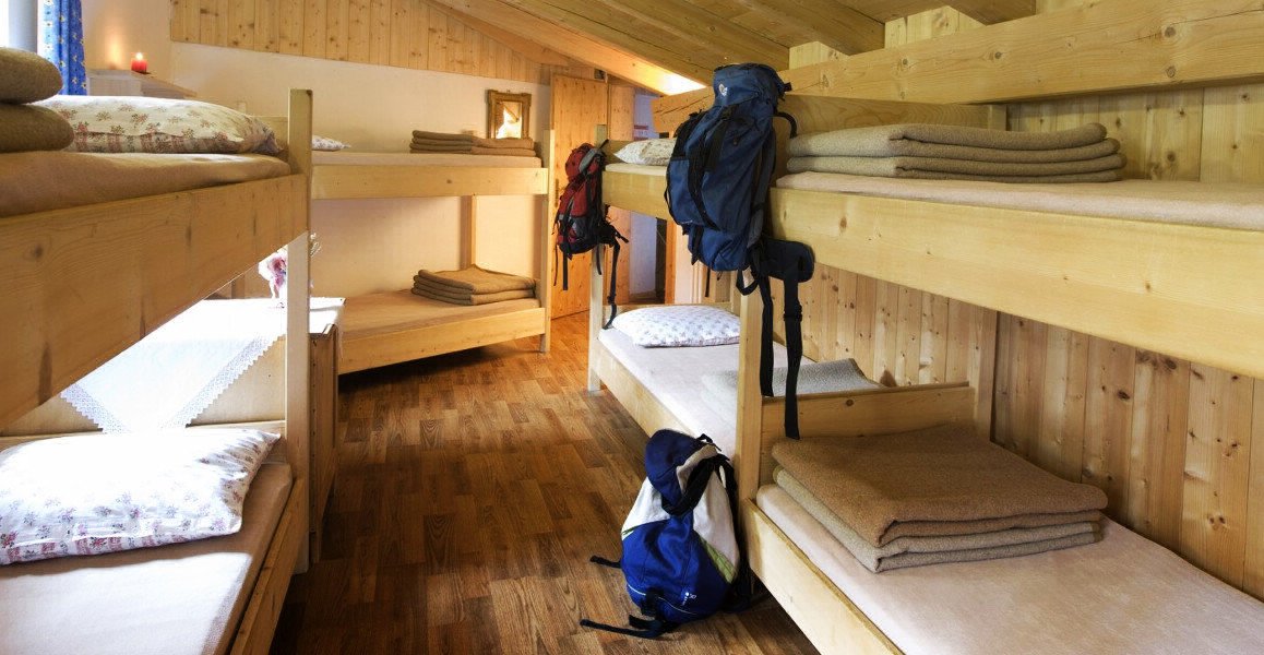 Mountain huts in the Dolomites