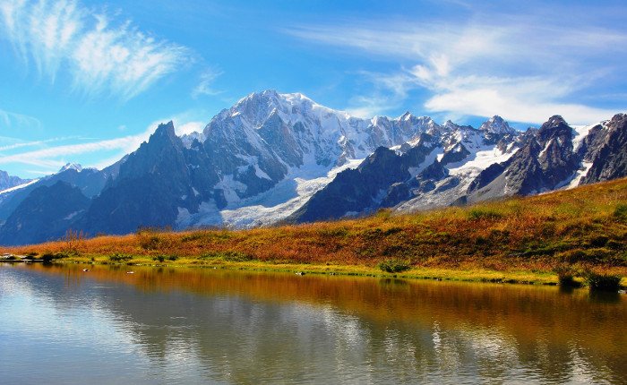 High-altitude trekking routes near Mont Blanc and Matterhorn