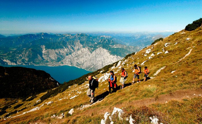 2000 Meters Above Lake Garda Hut to Hut Hiking