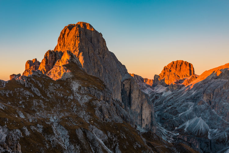 Hiking from Seiser Alm to Rosengarten