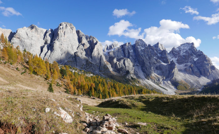 Fassa to Pale di San Martino Hiking Traverse